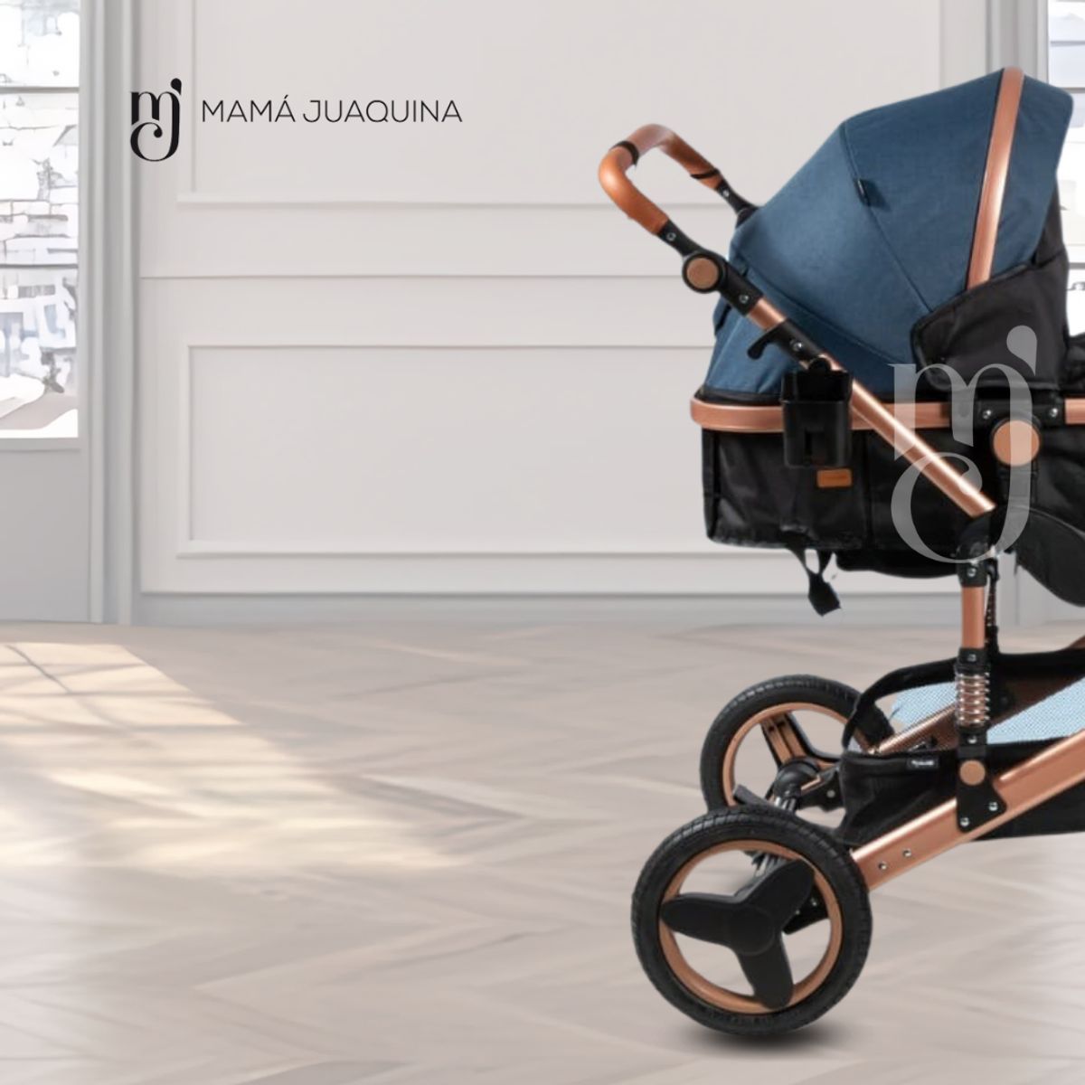 KIDS - Coche Moisés de Lujo «SAGITA» Edición Limitada Blue