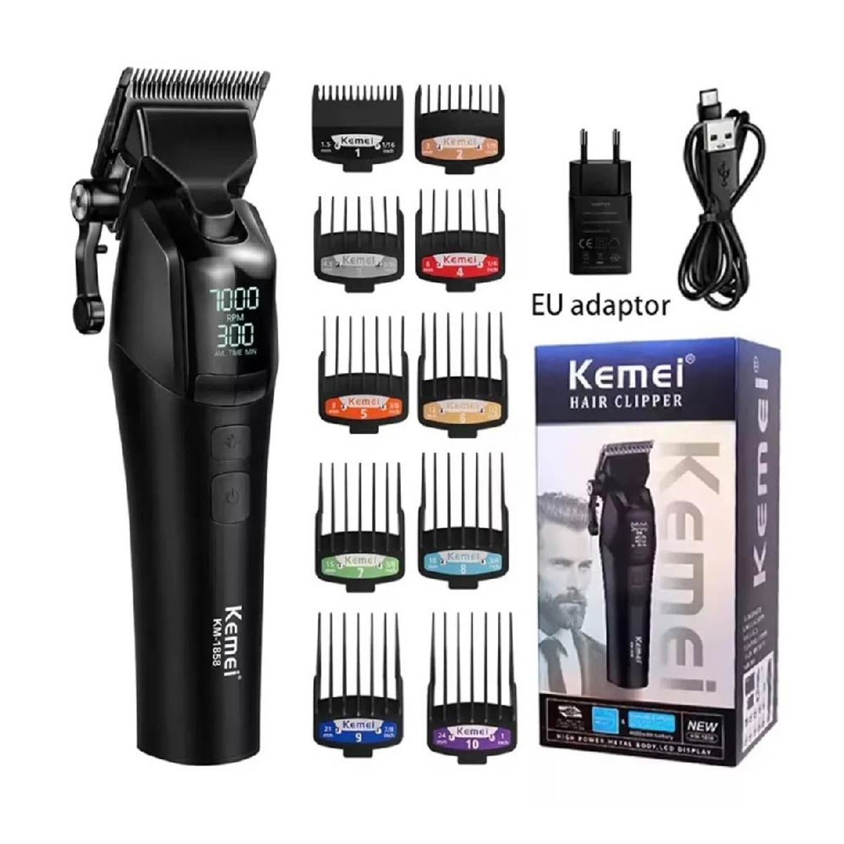 GENERICO - Maquina de cortar cabello Profesional VGR