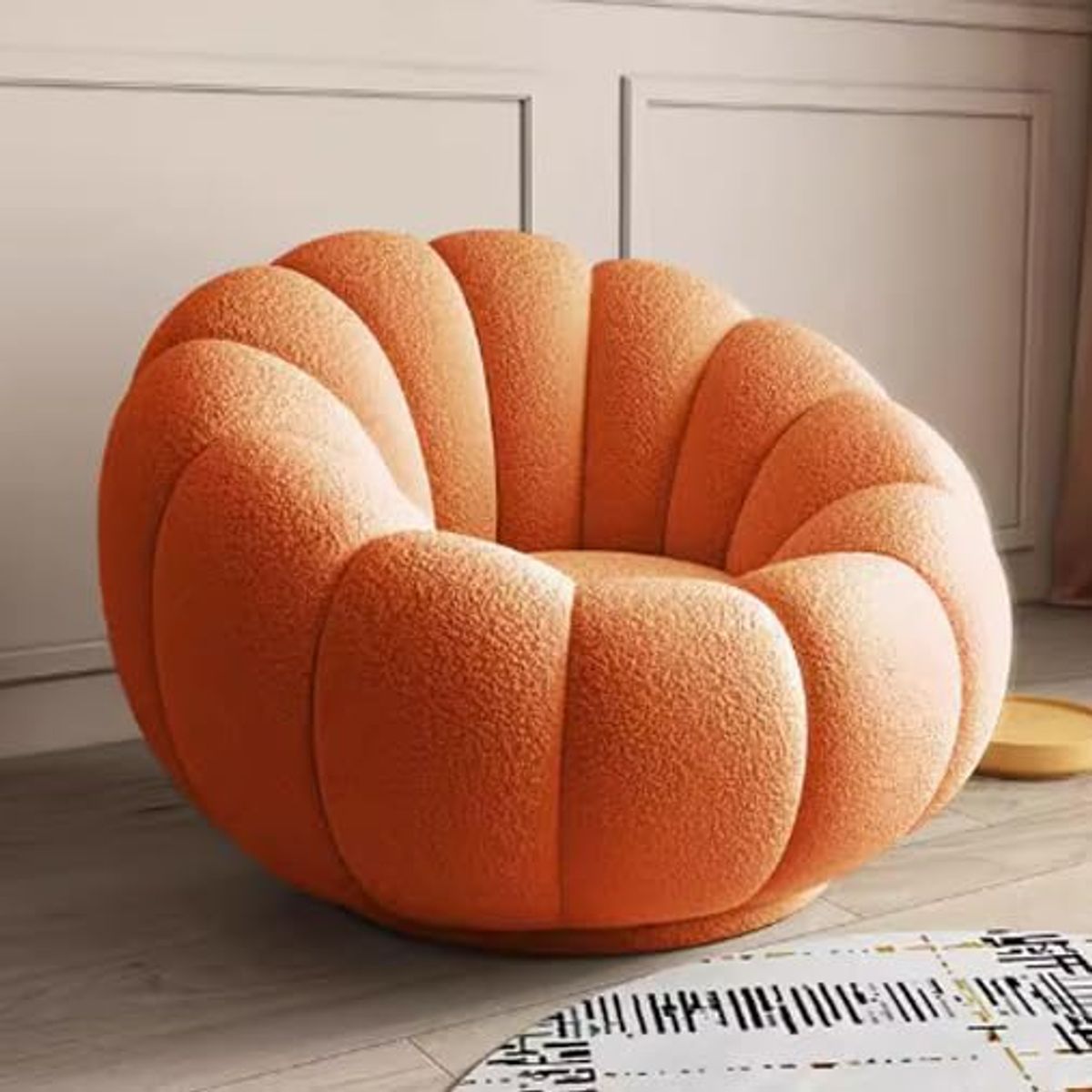 GENERICO - Butaca Giratoria Francisca Vintage - Naranja