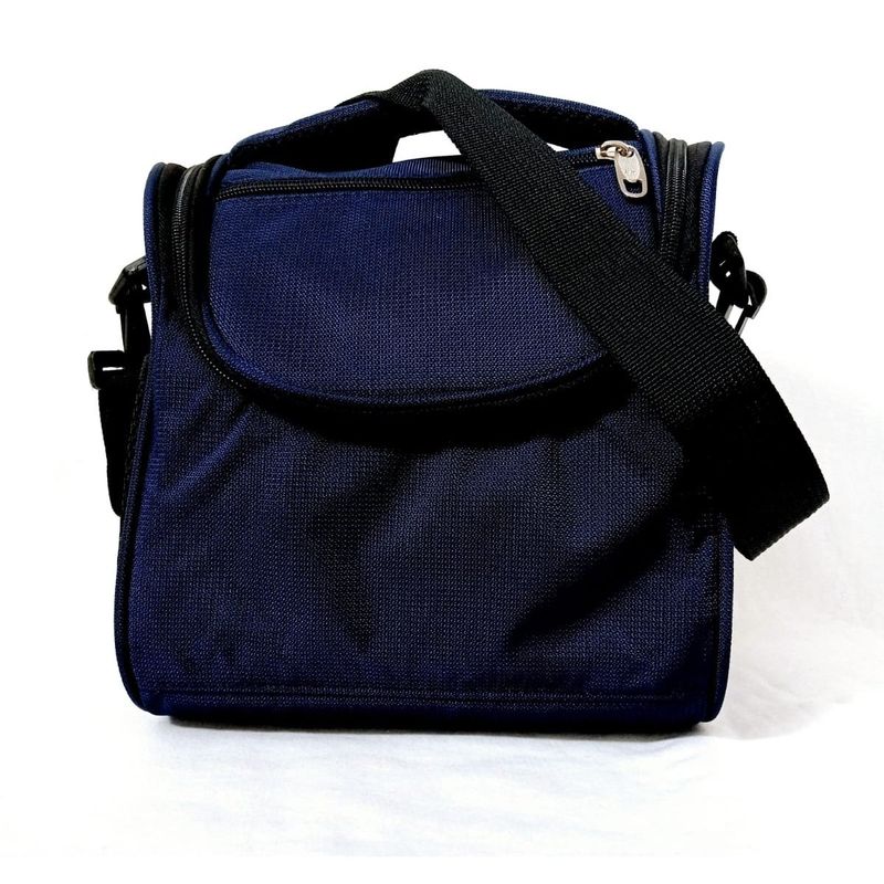 NACIONAL - Lonchera Térmica Ejecutiva Azul con correa ajustable