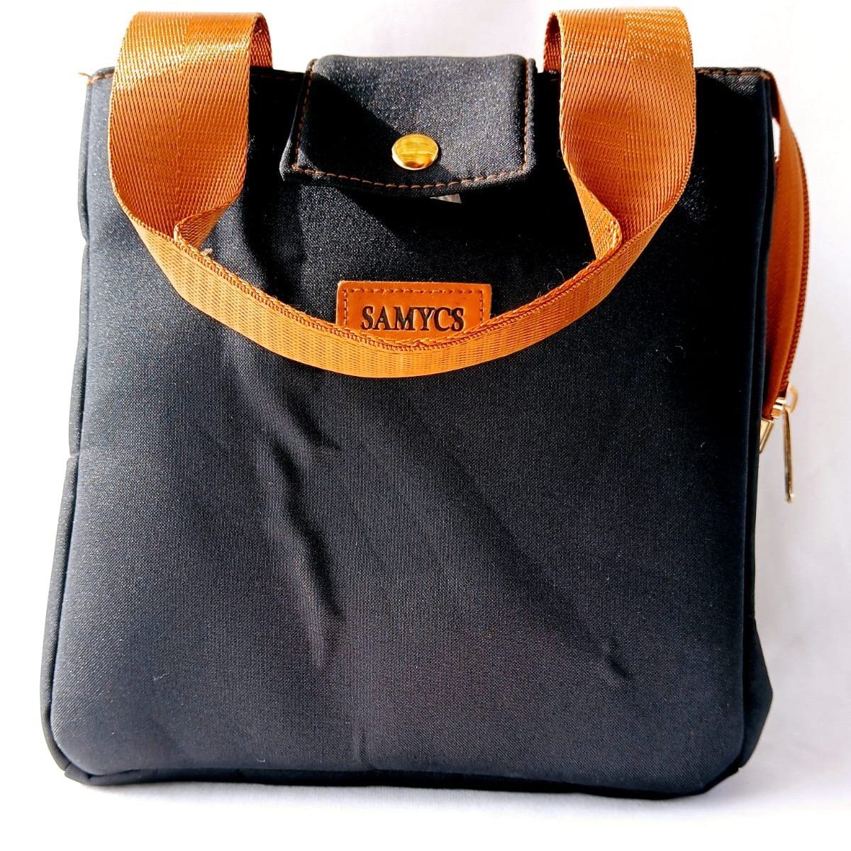 NACIONAL - Lonchera Térmica Negra Versátil para Mujer