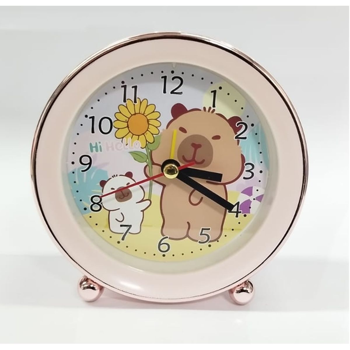 GENERICO - Reloj Decorativo Alarma con Diseño Capybara Regalo para Niños  Adorno