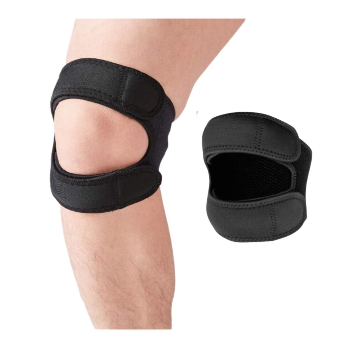 GENERICO - Menisquera Doble Sujecion Rotuliana - Regulable  Deporte