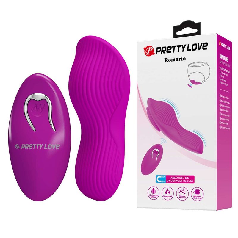 PRETTY LOVE - VIBRADOR PARA BRAGAS CON CONTROL - ROMARIO