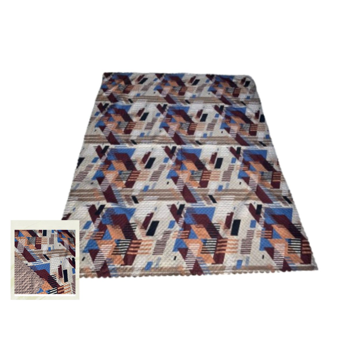 GENERICO - CUBRECAMA  NACIONAL EN 1 PIEZA DE 2 PLAZAS