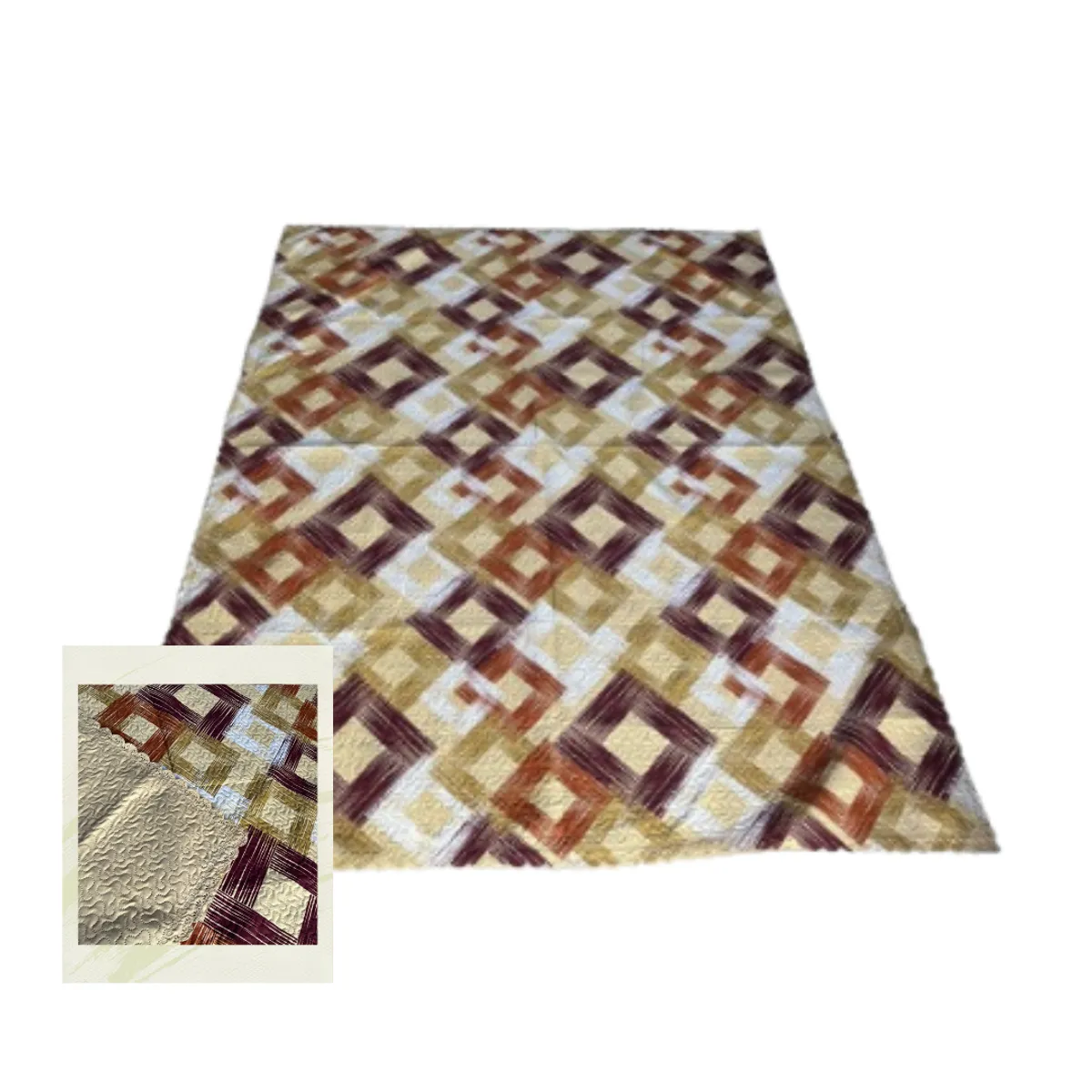 GENERICO - CUBRECAMA  NACIONAL EN 1 PIEZA DE 2 PLAZAS