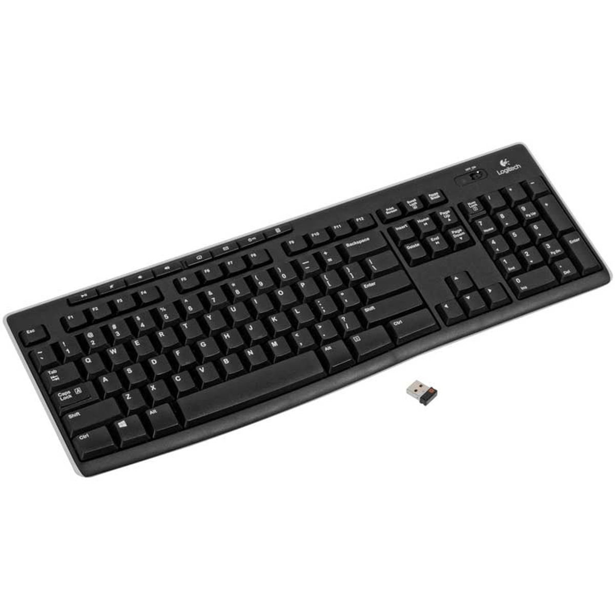 LOGITECH - Logitech K270 Teclado inalámbrico duradero acceso rápido y Unifying