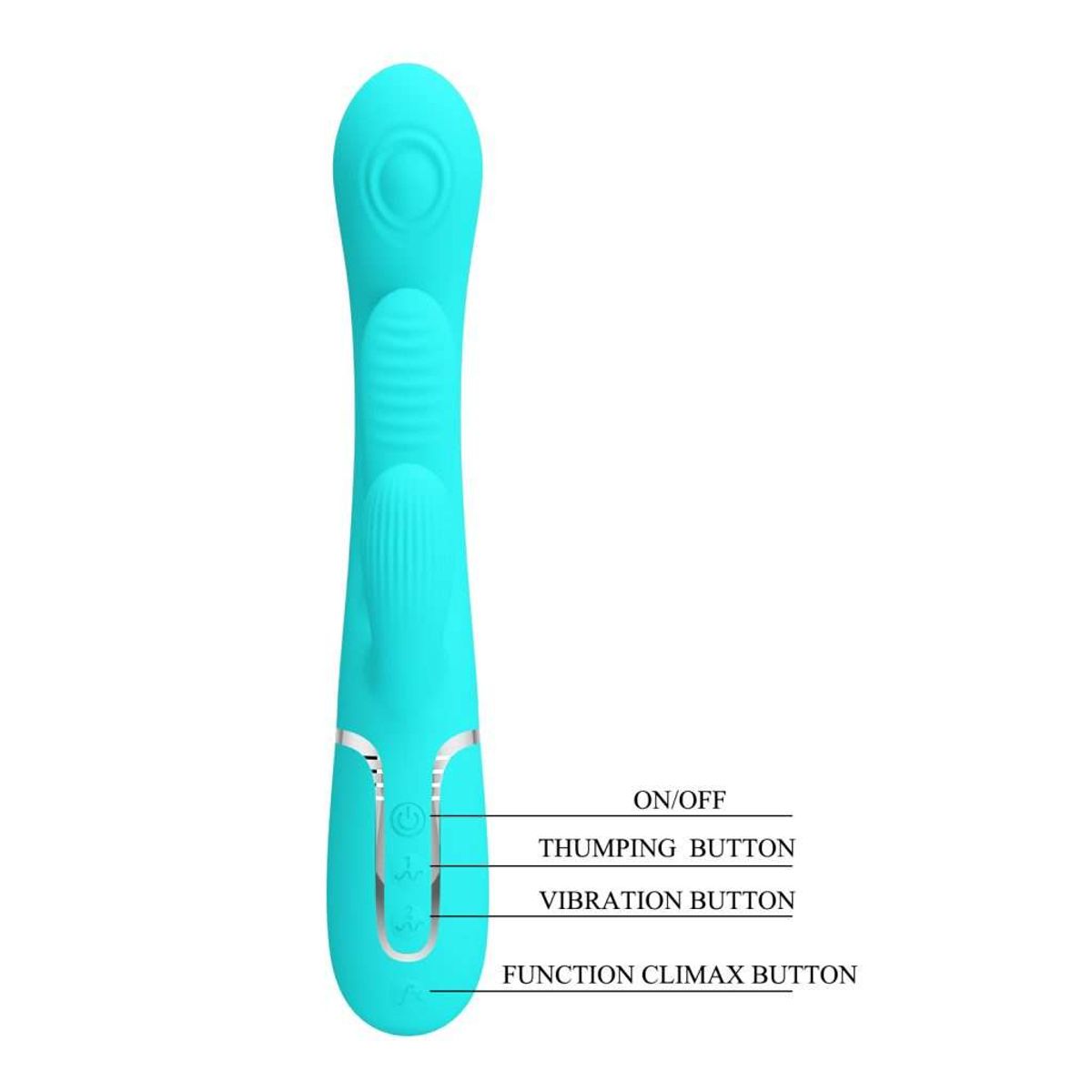 PRETTY LOVE - VIBRADOR RABBIT TRIPLE PUNTA - SHANIA