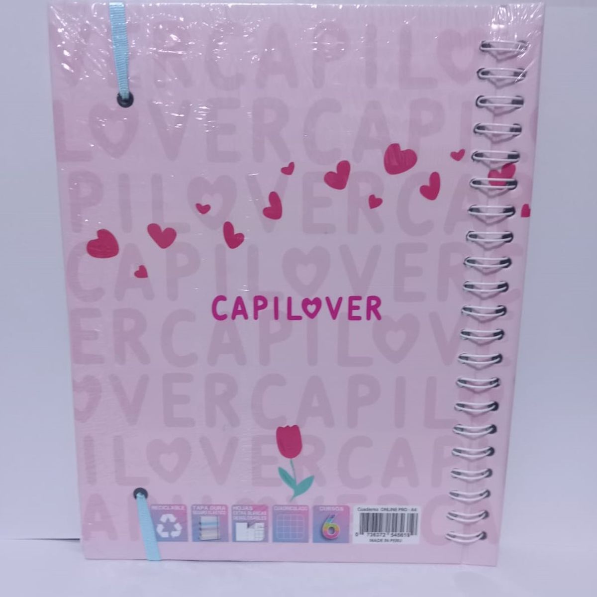 GENERICO - Cuaderno Capibara - 150 Hojas Doble Anillado