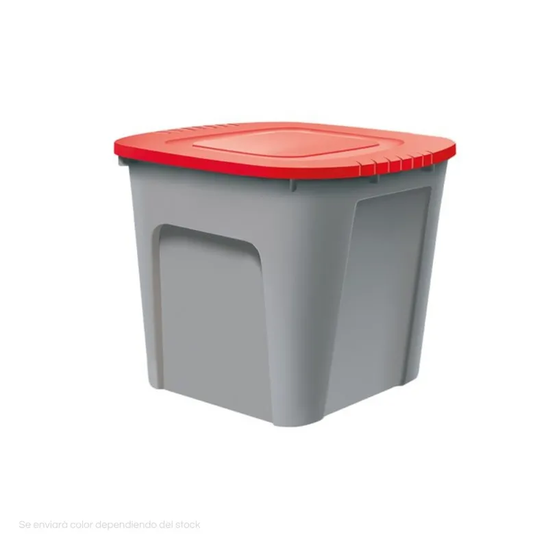 POLINPLAST - Caja Zeus 111. 8 L Resistente con Tapa Plana Reforzada