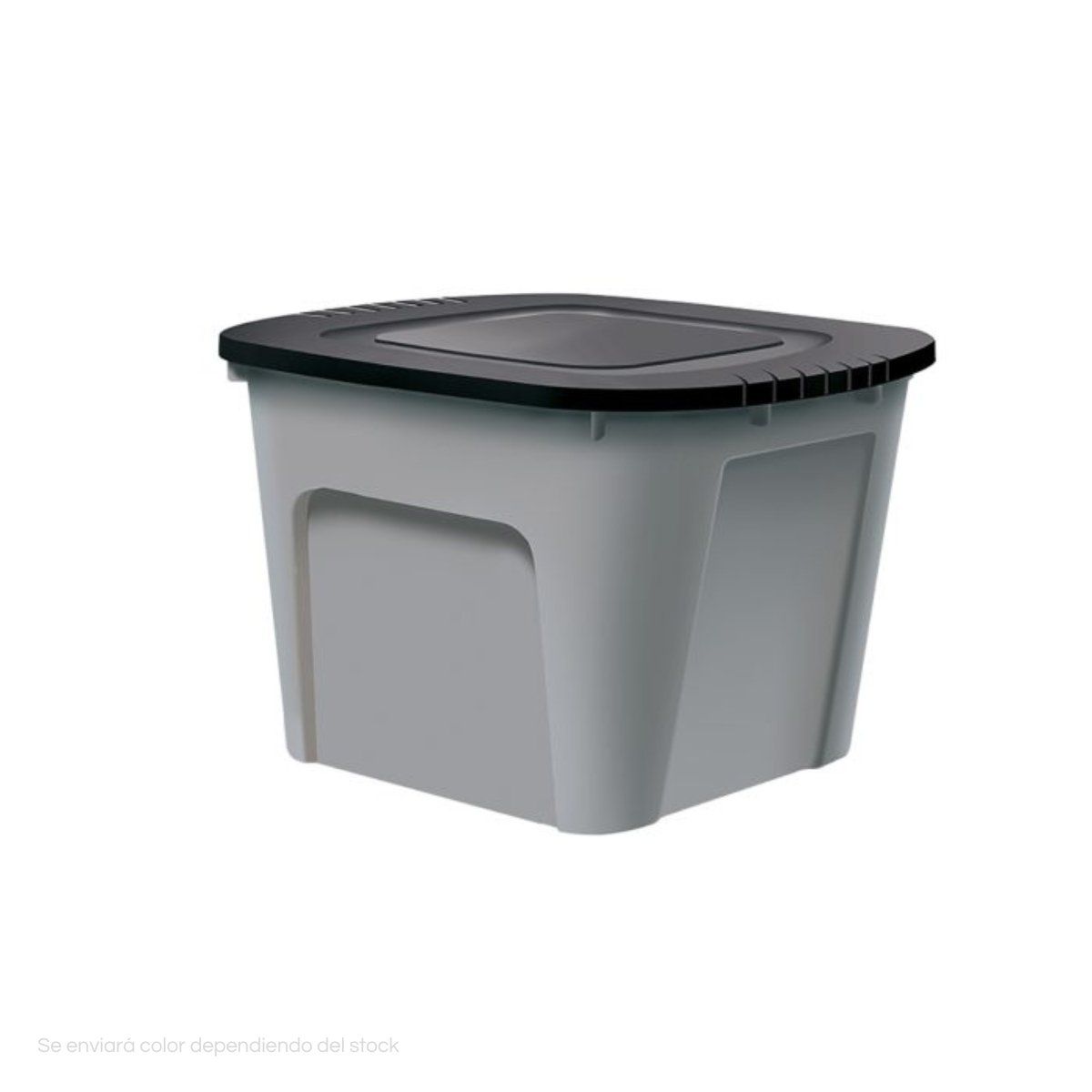 POLINPLAST - Caja Zeus 78. 8 L Resistente con Tapa Plana Reforzada