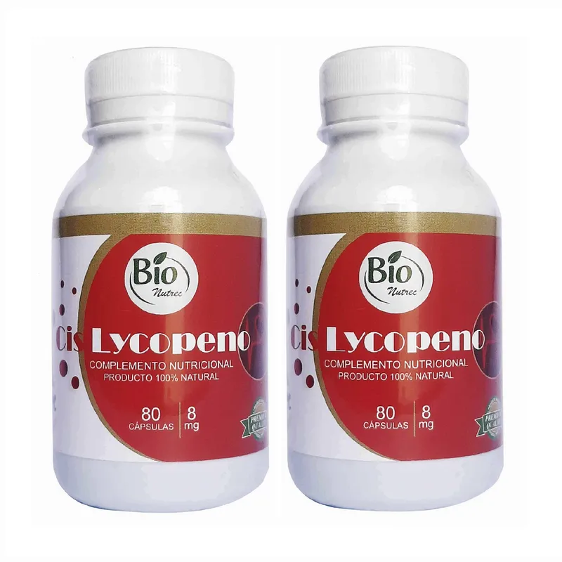 BIONUTREC - PACK OFERTA  02 LICOPENOS antioxidante x 80 capsulas - Bionutrec