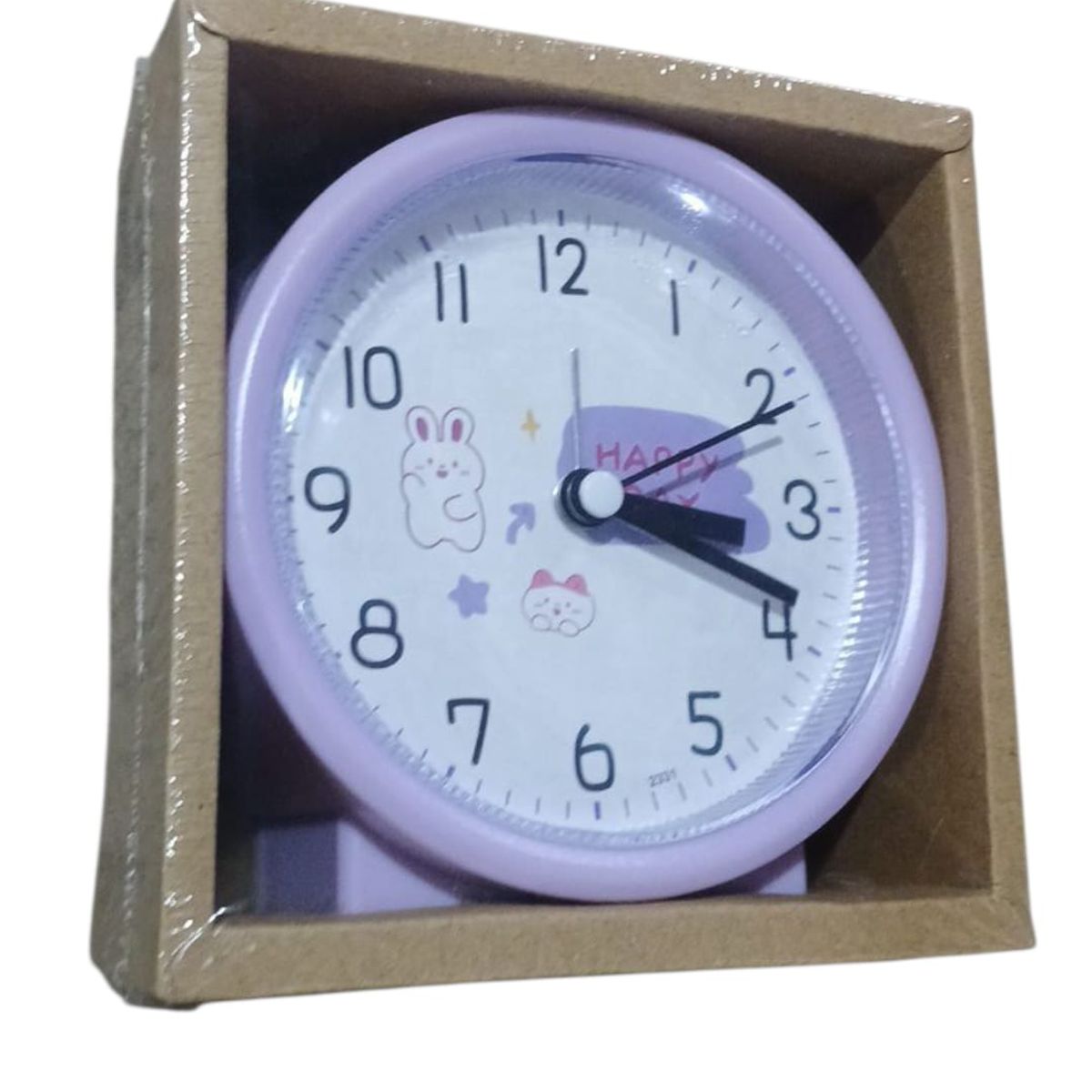 GENERICO - RELOJ DESPERTADOR LILA -GENERICO