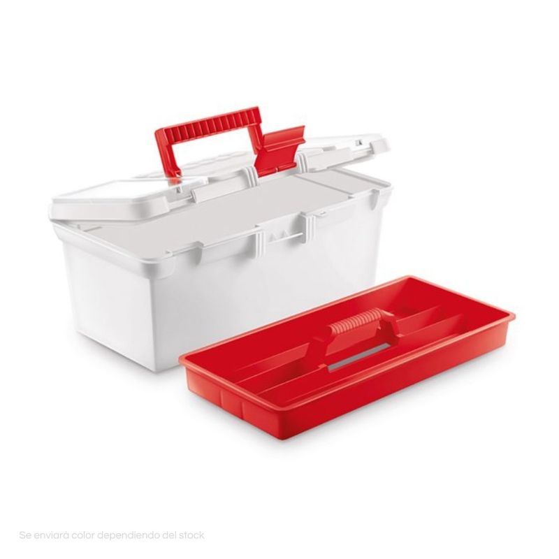 POLINPLAST - Master Box N° 16 Botiquín con Cierre Seguro y Bandeja