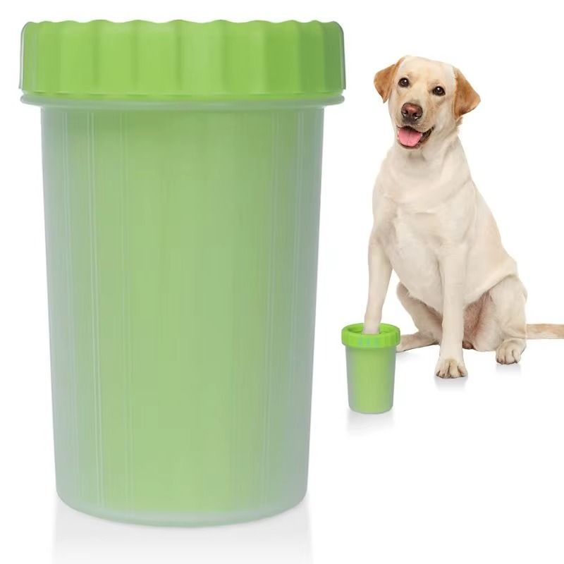 GENERICO - LIMPIADOR LAVA PATAS PERRO GATO - VERDE - GENERICO