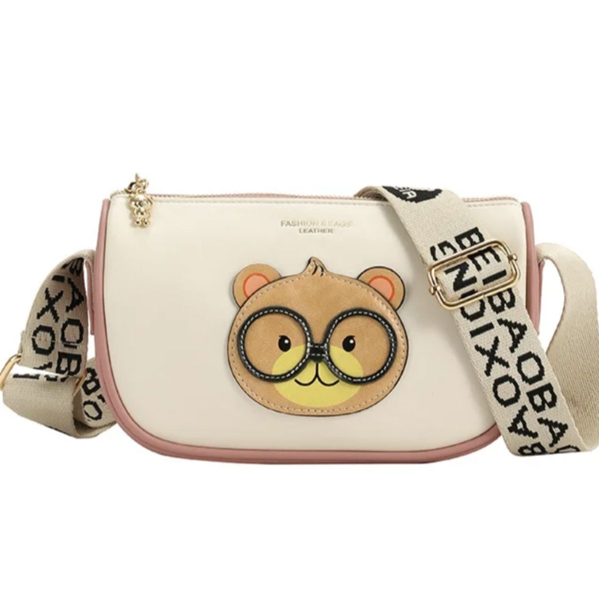 GENERICO - Cartera Morral Osito Crossbody Cuero Pu mujer