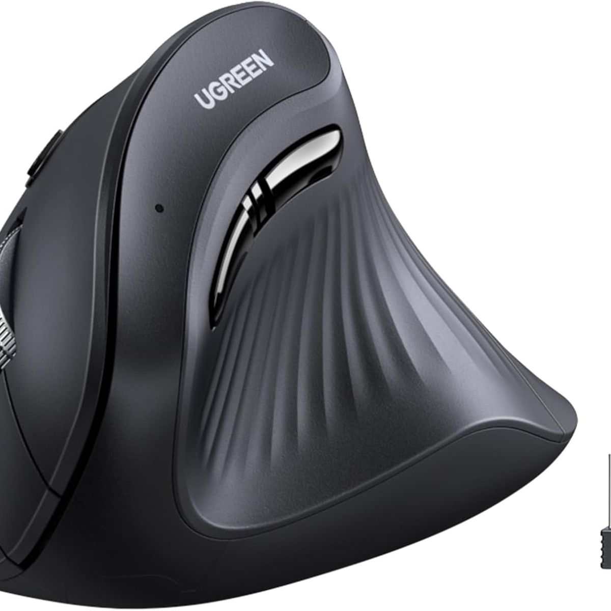 UGREEN - MOUSE UGREEN vertical inalámbrico Bluetooth ergonómico con 5 botones,