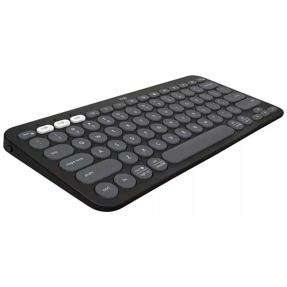 LOGITECH - Logitech Pebble 2 K380S Teclado Bluetooth Inalámbrico Compacto Grafito