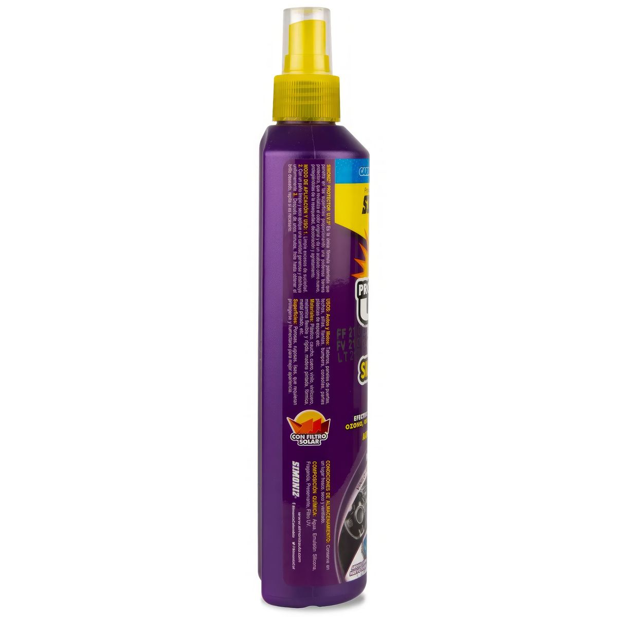 SIMONIZ - Silicona Simoniz Protector UV3 Extra Brillo 300ml New Car