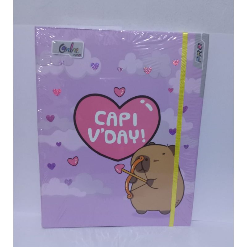 GENERICO - Cuaderno Capibara - 150 Hojas Doble Anillado - Capi