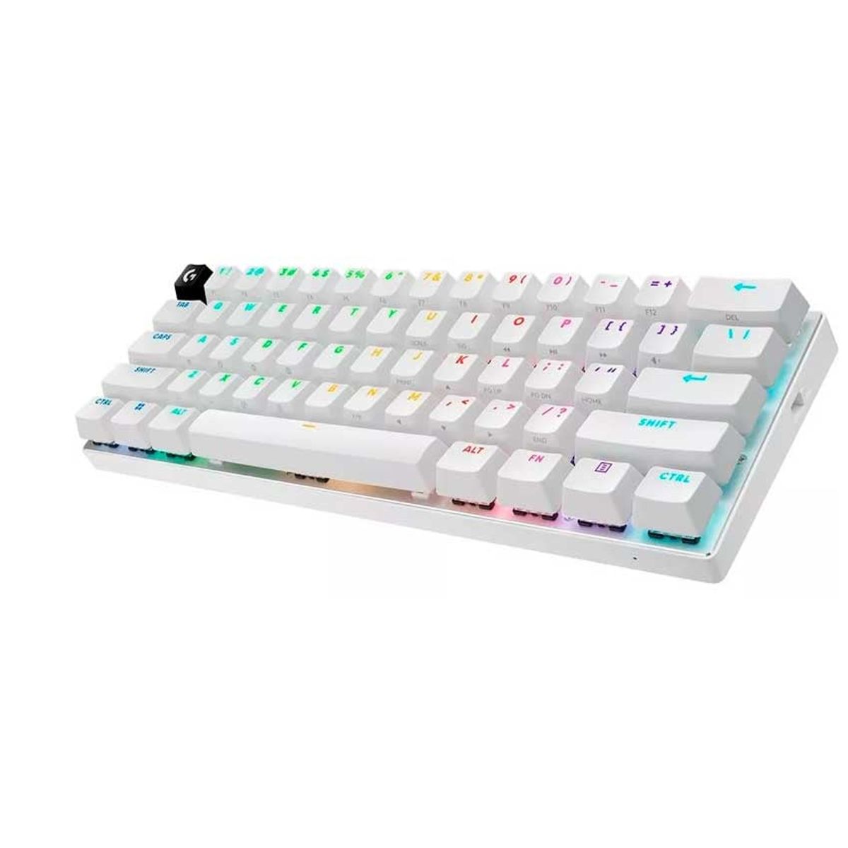 LOGITECH - Logitech PRO X 60 - Teclado Inalámbrico RGB 65 Hrs Compacto - Blanco