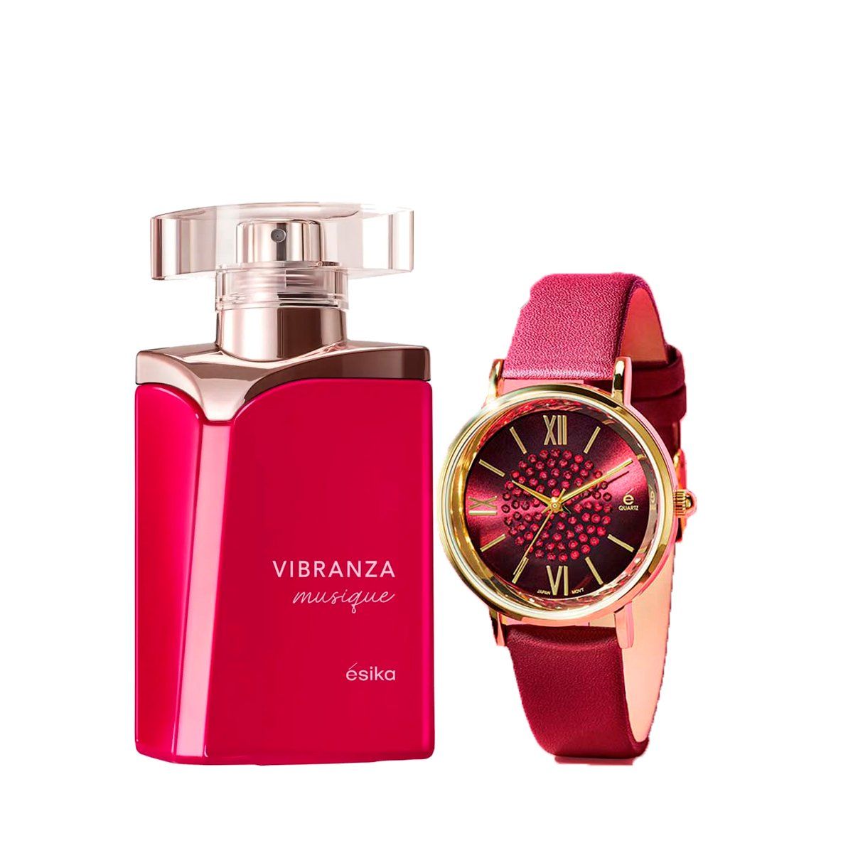ESIKA - Vibranza Musique Perfume de Mujer con Reloj Catena