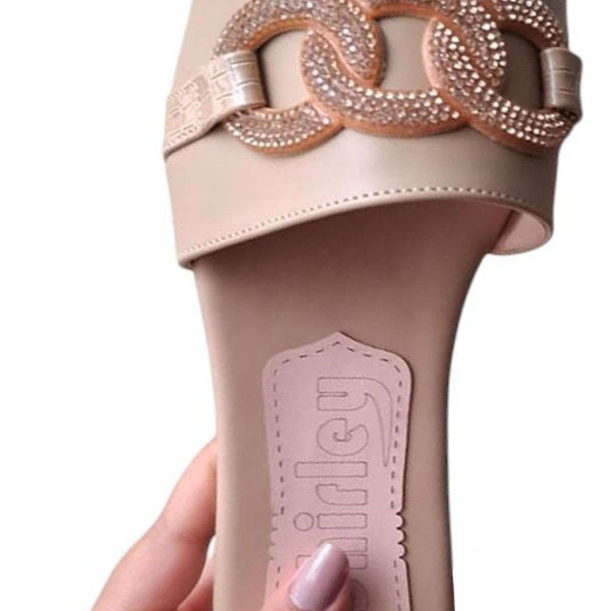 GENERICO - Sandalia Mujer Eslabones Radiantes 1177-40 Color Beige