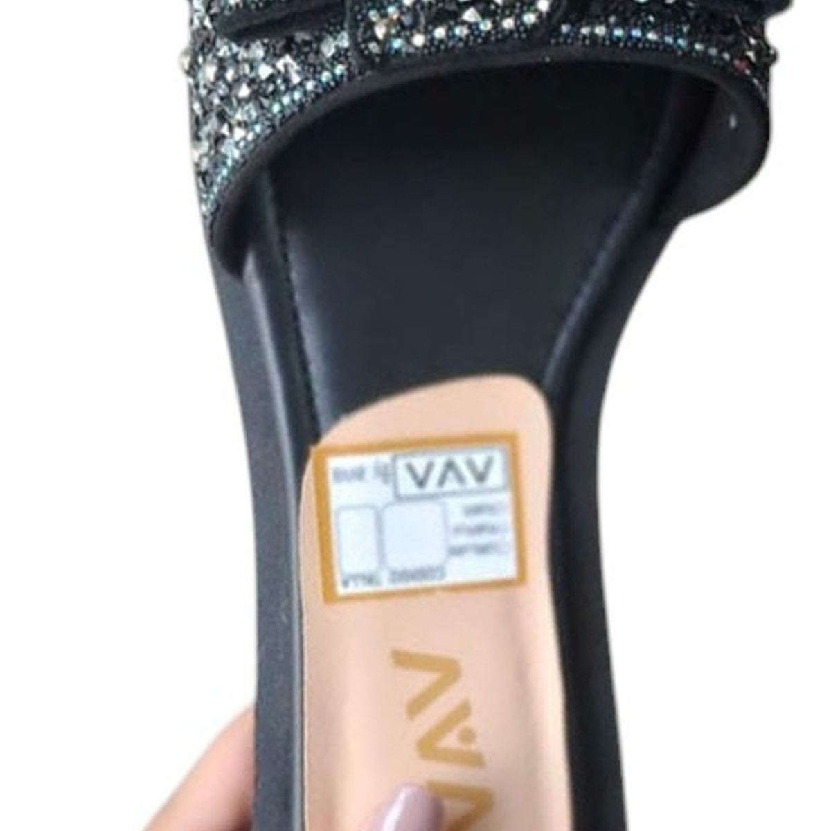 GENERICO - Sandalia Mujer Lazo Deslumbrante 1177-40 Color Negro