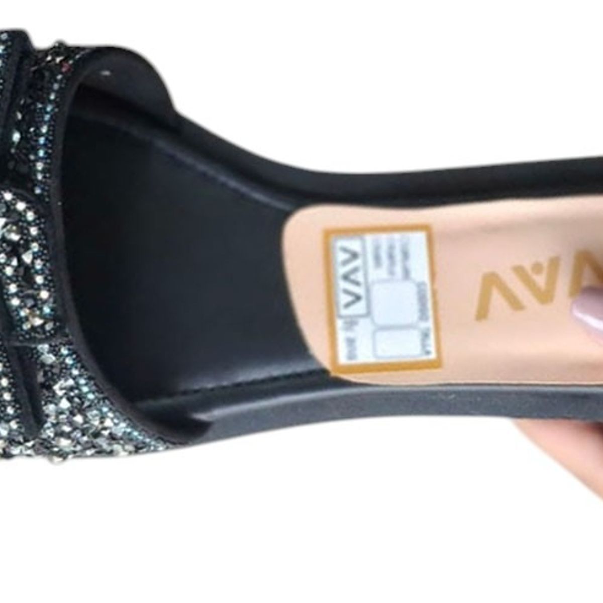 GENERICO - Sandalia Mujer Lazo Deslumbrante 1177-40 Color Negro