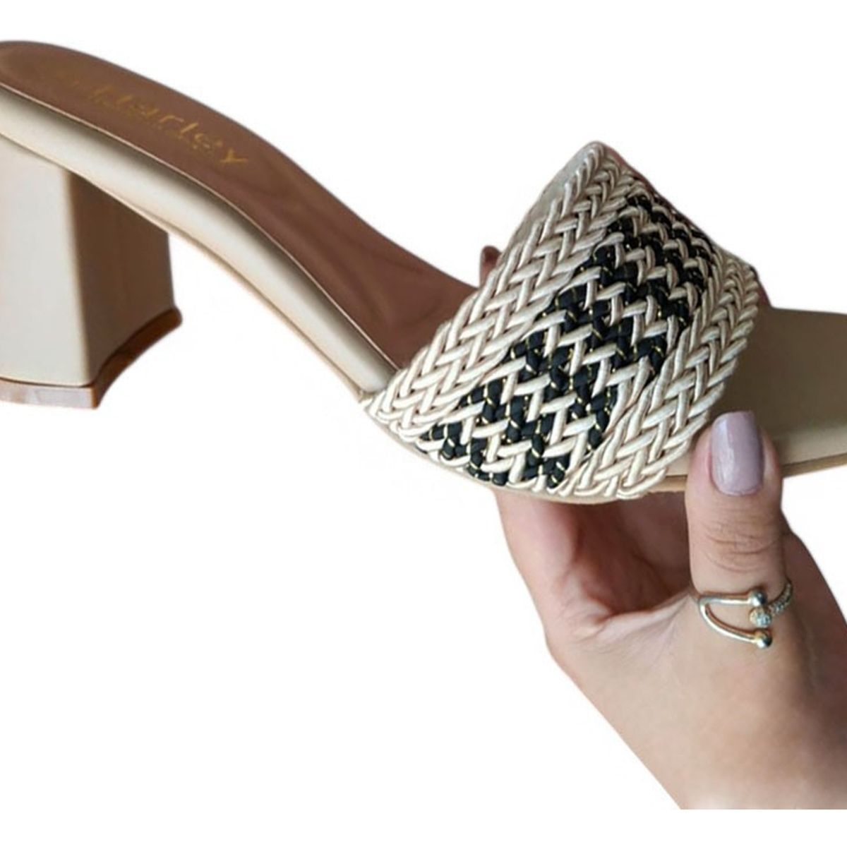 GENERICO - Taco Mujer Ondas De Encanto 1177-58 Color Beige