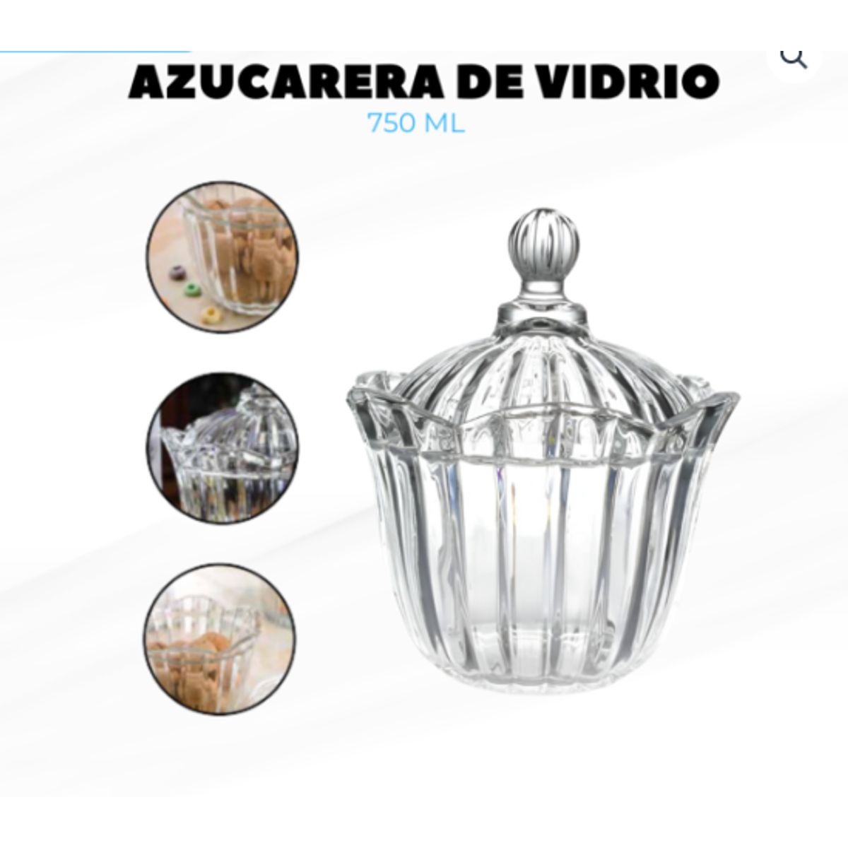 GENERICO - Azucarera de Vidrio 750ml