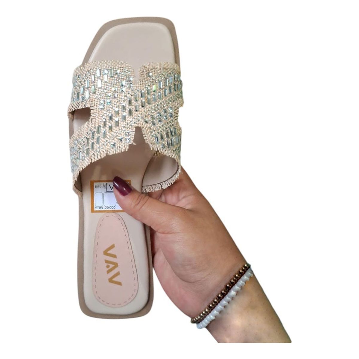 GENERICO - Sandalia Mujer Cruce Sereno 1177-40 Color Rosado