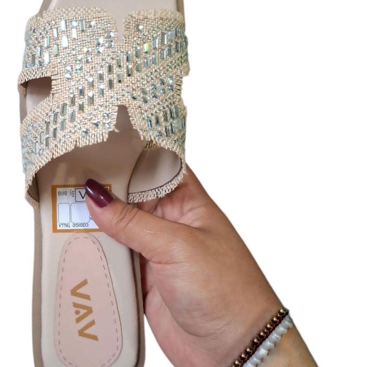 GENERICO - Sandalia Mujer Cruce Sereno 1177-40 Color Rosado