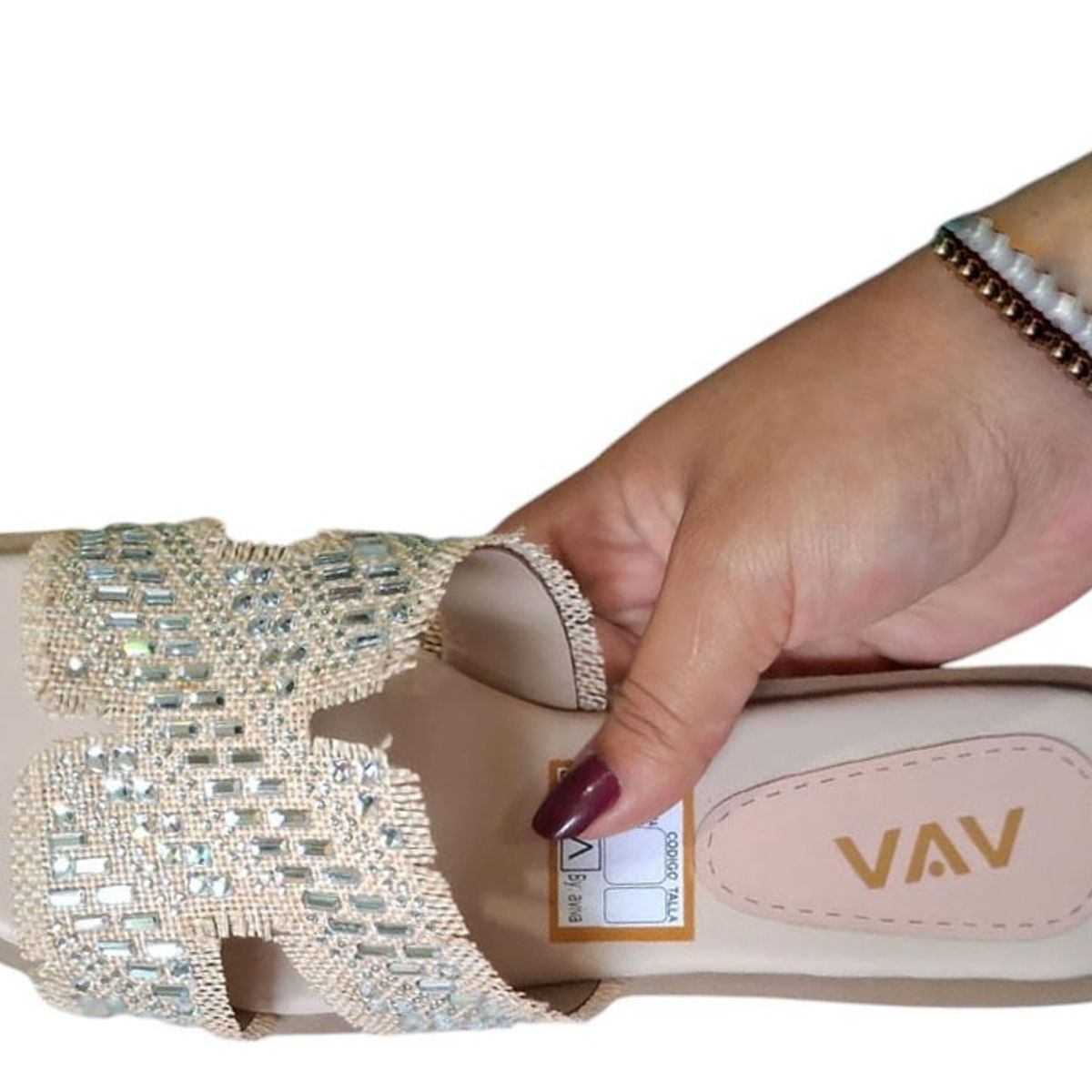 GENERICO - Sandalia Mujer Cruce Sereno 1177-40 Color Rosado