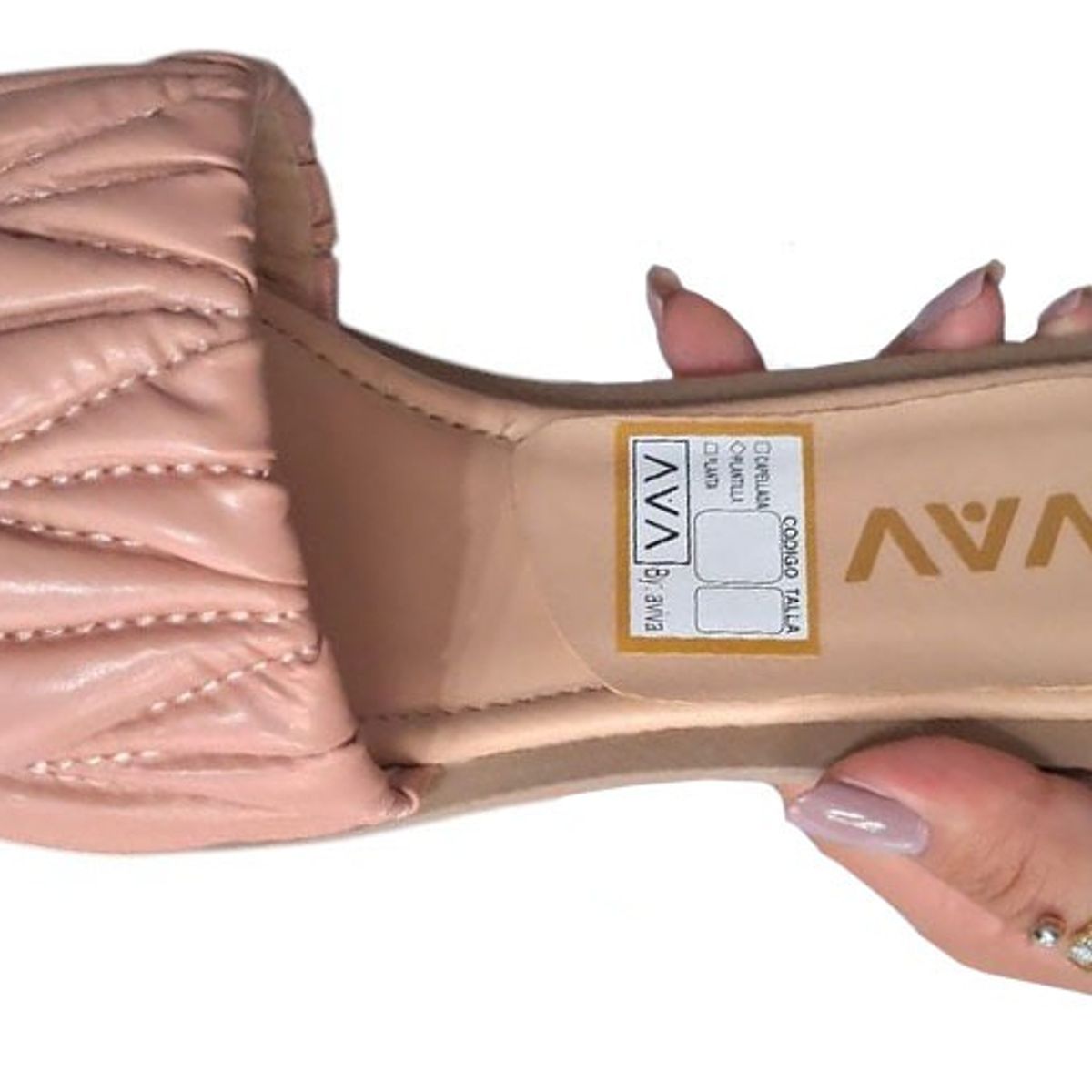 GENERICO - Sandalia Mujer Elegancia Acolchada 1177-40 Color Rosado