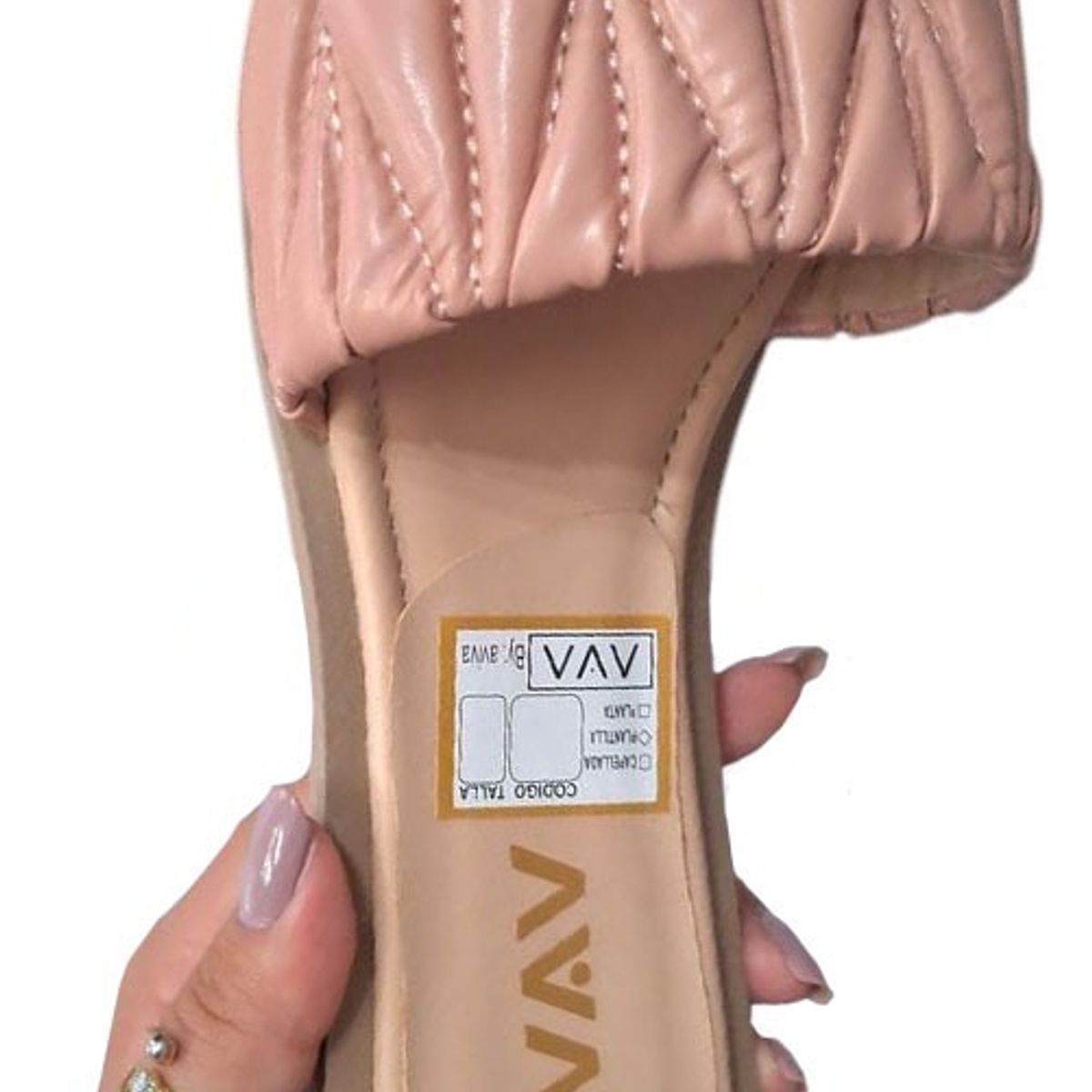 GENERICO - Sandalia Mujer Elegancia Acolchada 1177-40 Color Rosado