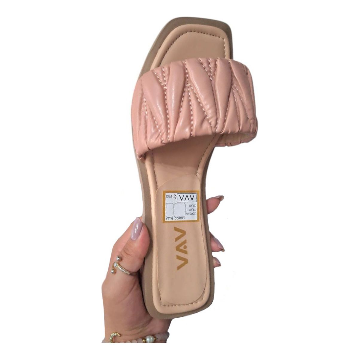 GENERICO - Sandalia Mujer Elegancia Acolchada 1177-40 Color Rosado