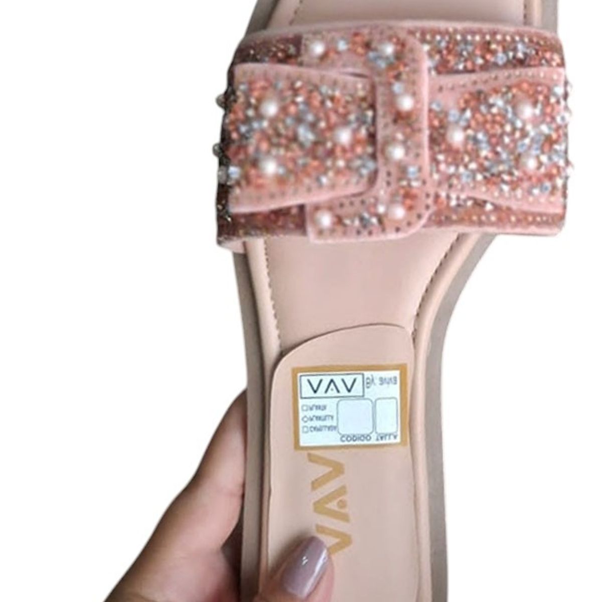 GENERICO - Sandalia Mujer Lazo Deslumbrante 1177-40 Color Rosado