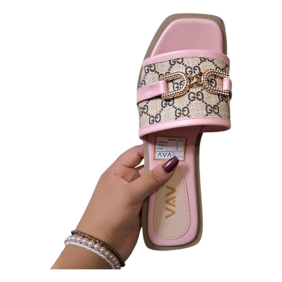 GENERICO - Sandalia Mujer Pasos De Glamour 1177-40 Color Rosado