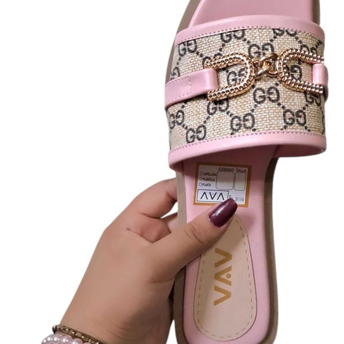 GENERICO - Sandalia Mujer Pasos De Glamour 1177-40 Color Rosado