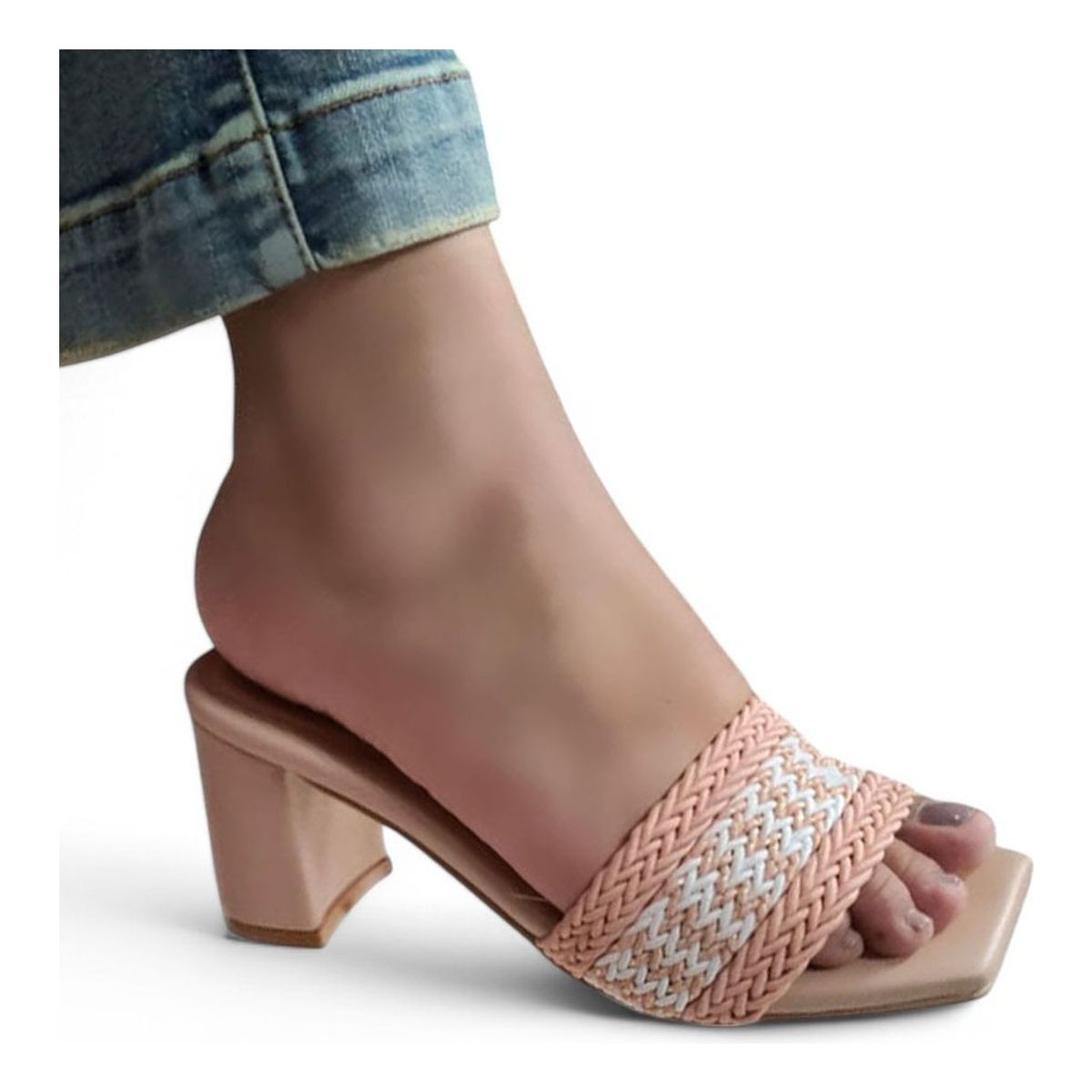 GENERICO - Taco Mujer Ondas De Encanto 1177-58 Color Rosado