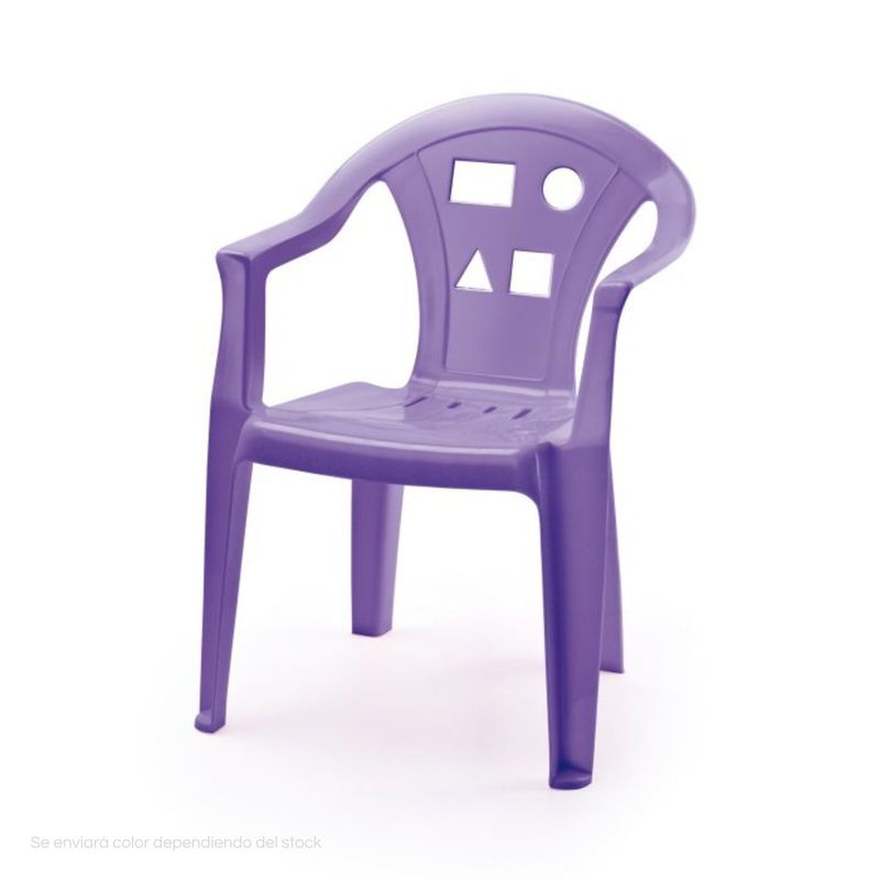 POLINPLAST - Silla Educativa Infantil con Figuras Geométricas