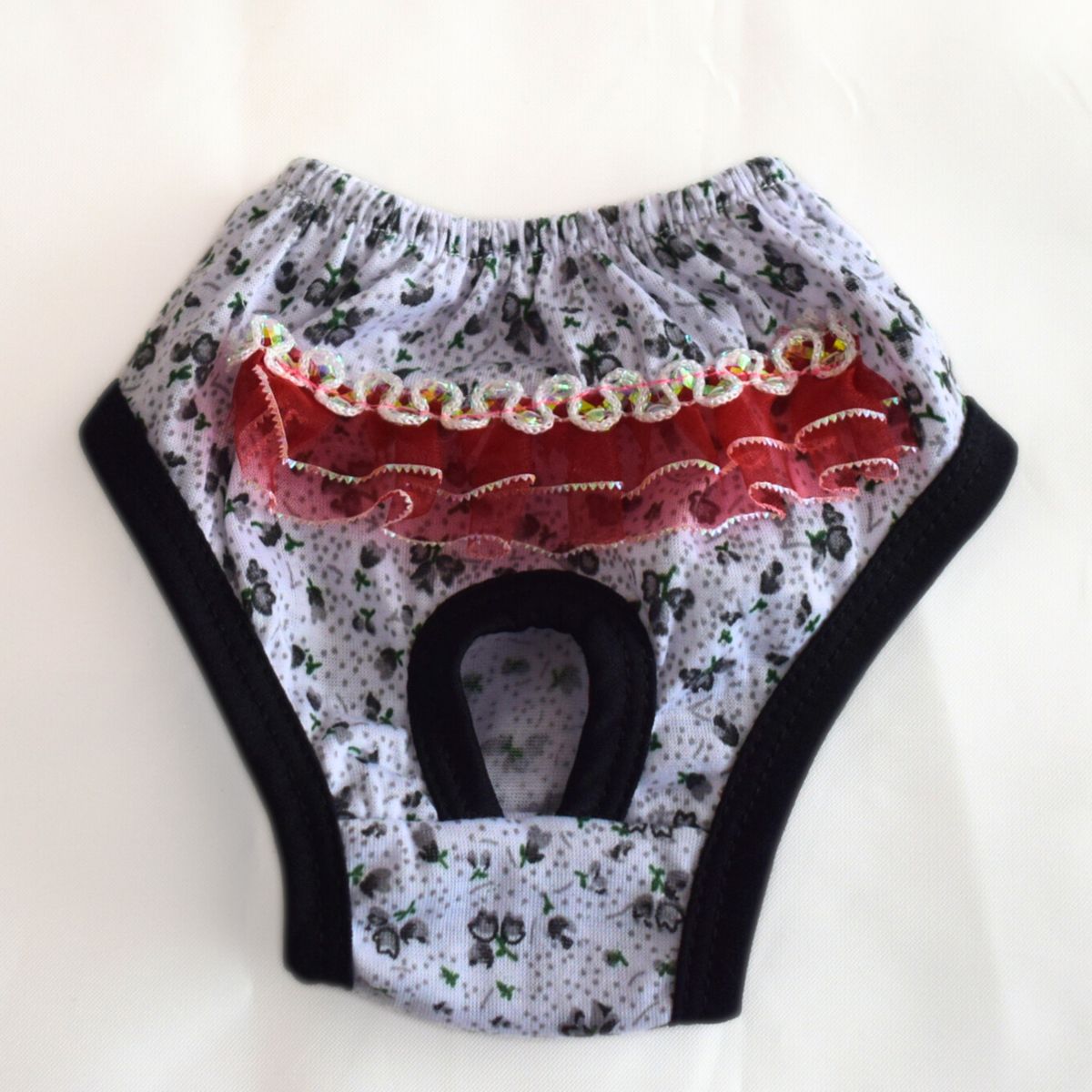 GENERICO - Calzon o Truza de Celo para Mascotas Talla 1 - Negro