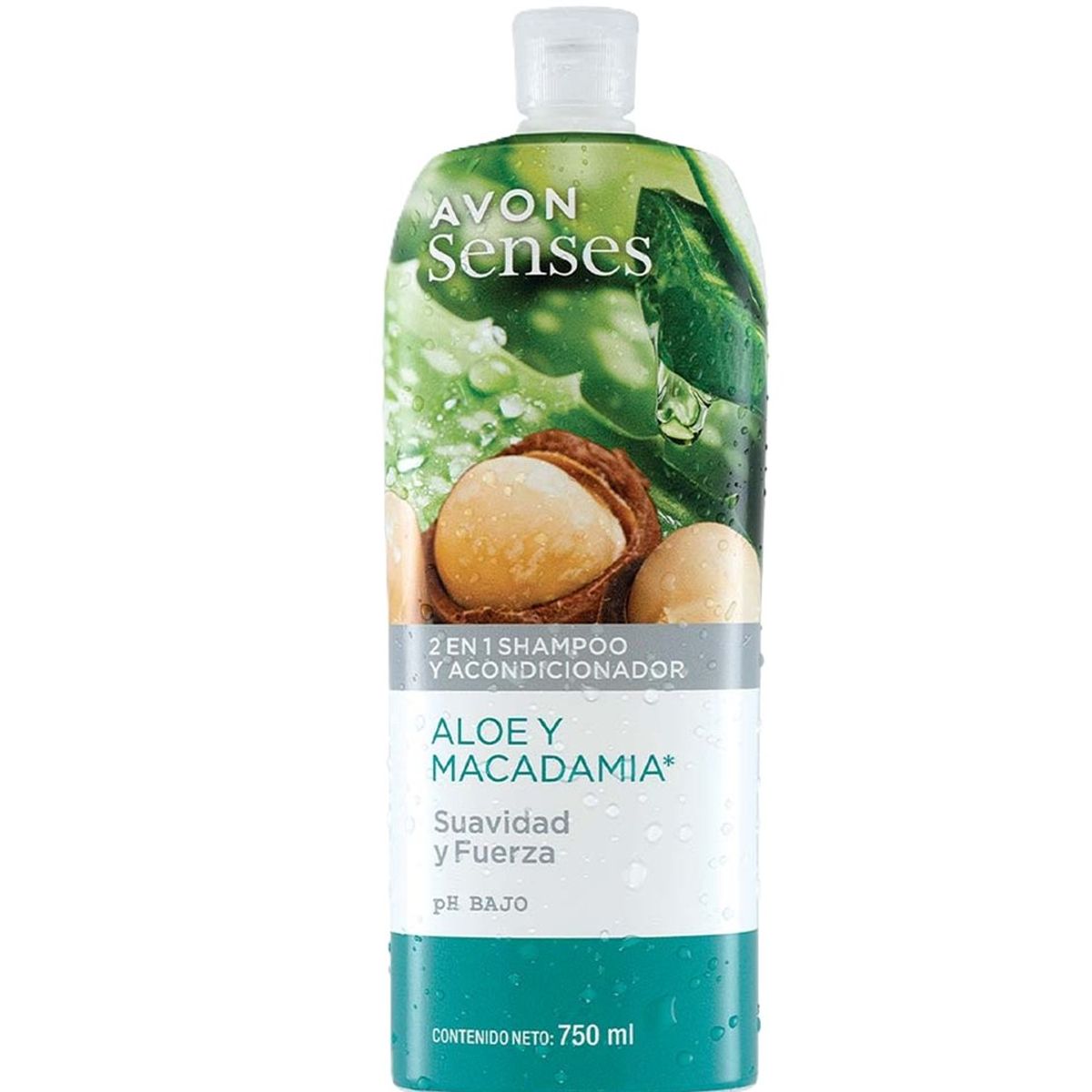 AVON - Avon Senses Shampoo y Acondicionador 2 En 1 Aloe y Macadamia