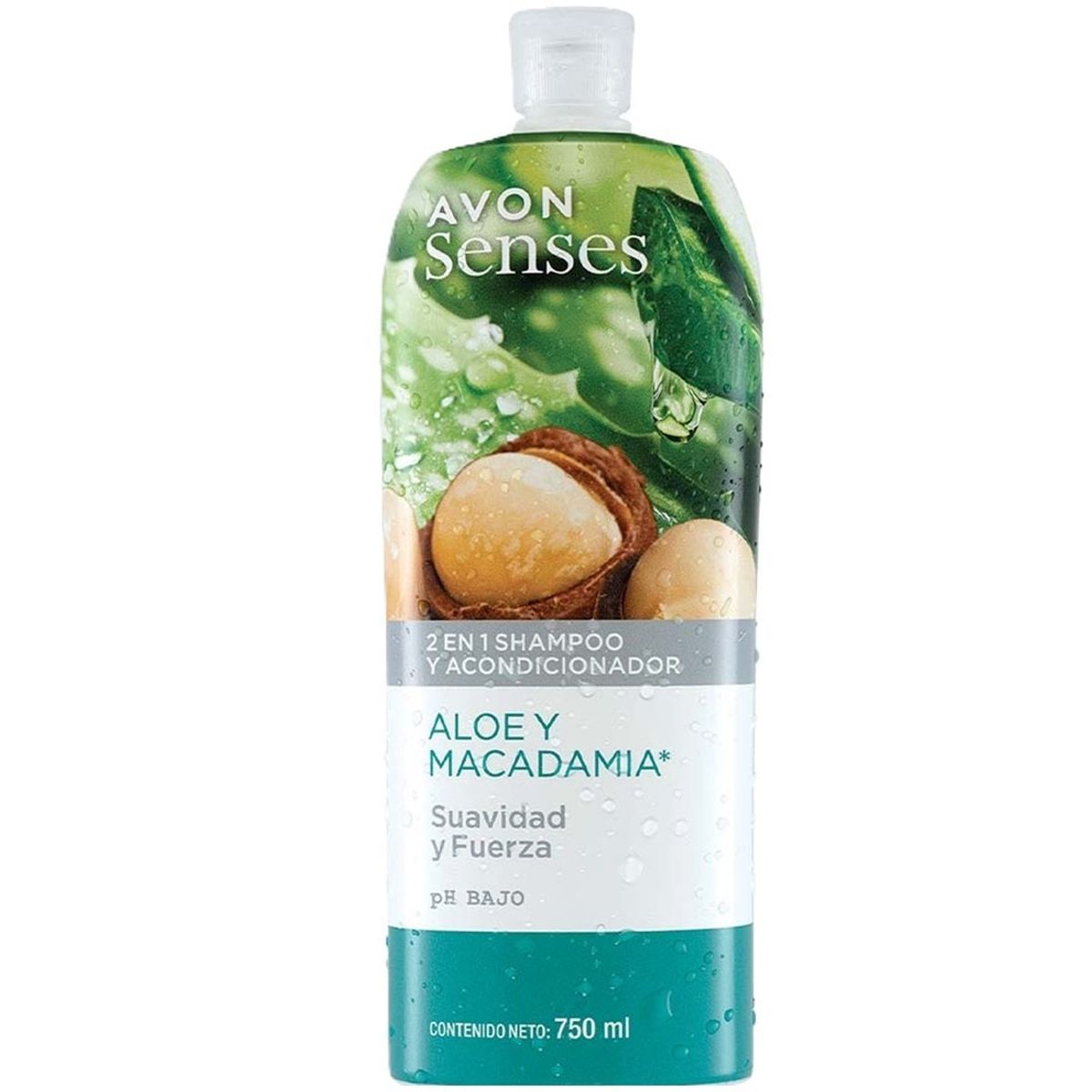 AVON - Avon Senses Shampoo y Acondicionador 2 En 1 Aloe y Macadamia