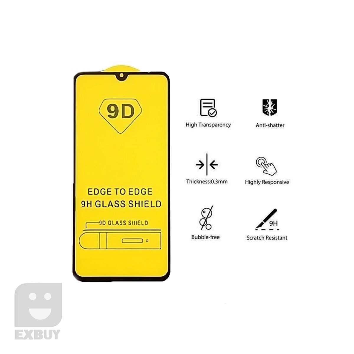 GENERICO - Mica Vidrio 9D 21D para Samsung Galaxy A26