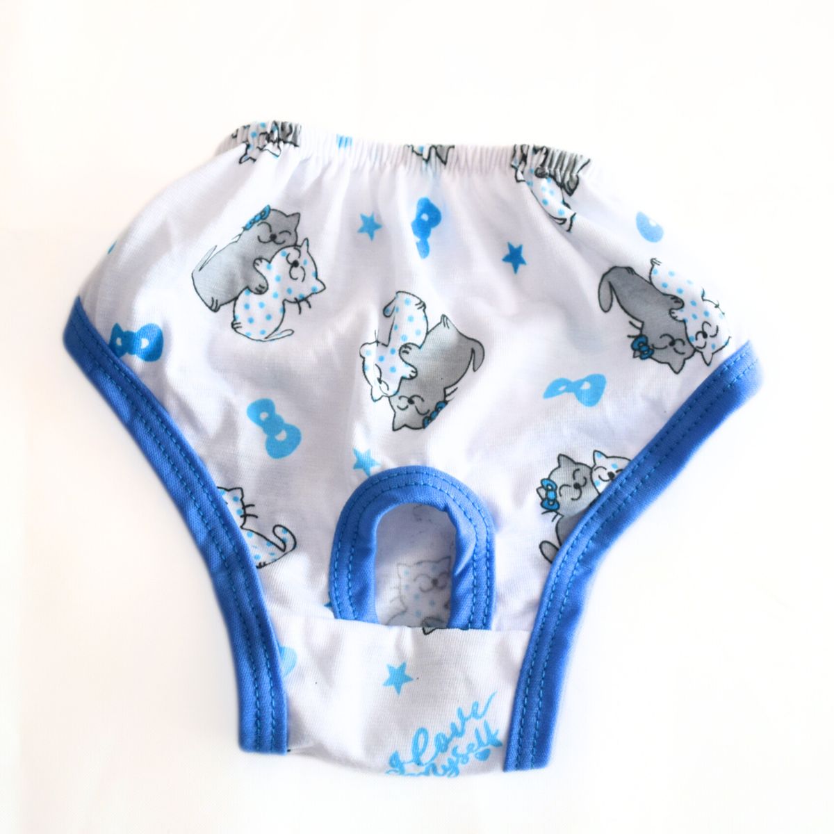 GENERICO - Calzon o Truza de Celo para Mascotas Talla 3 - Celeste