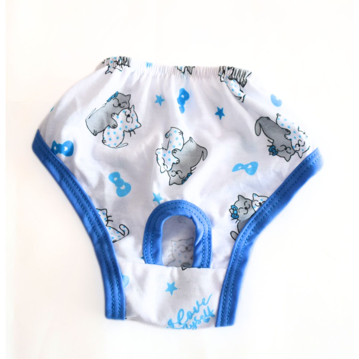 GENERICO - Calzon o Truza de Celo para Mascotas Talla 3 - Celeste
