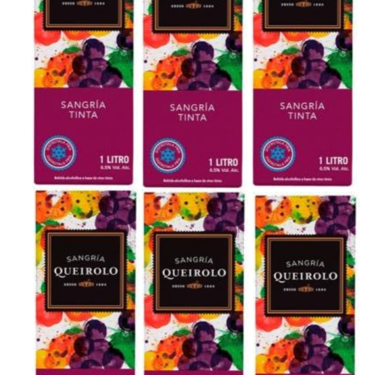 SANTIAGO - Sangría Queirolo 1L - 6 UND
