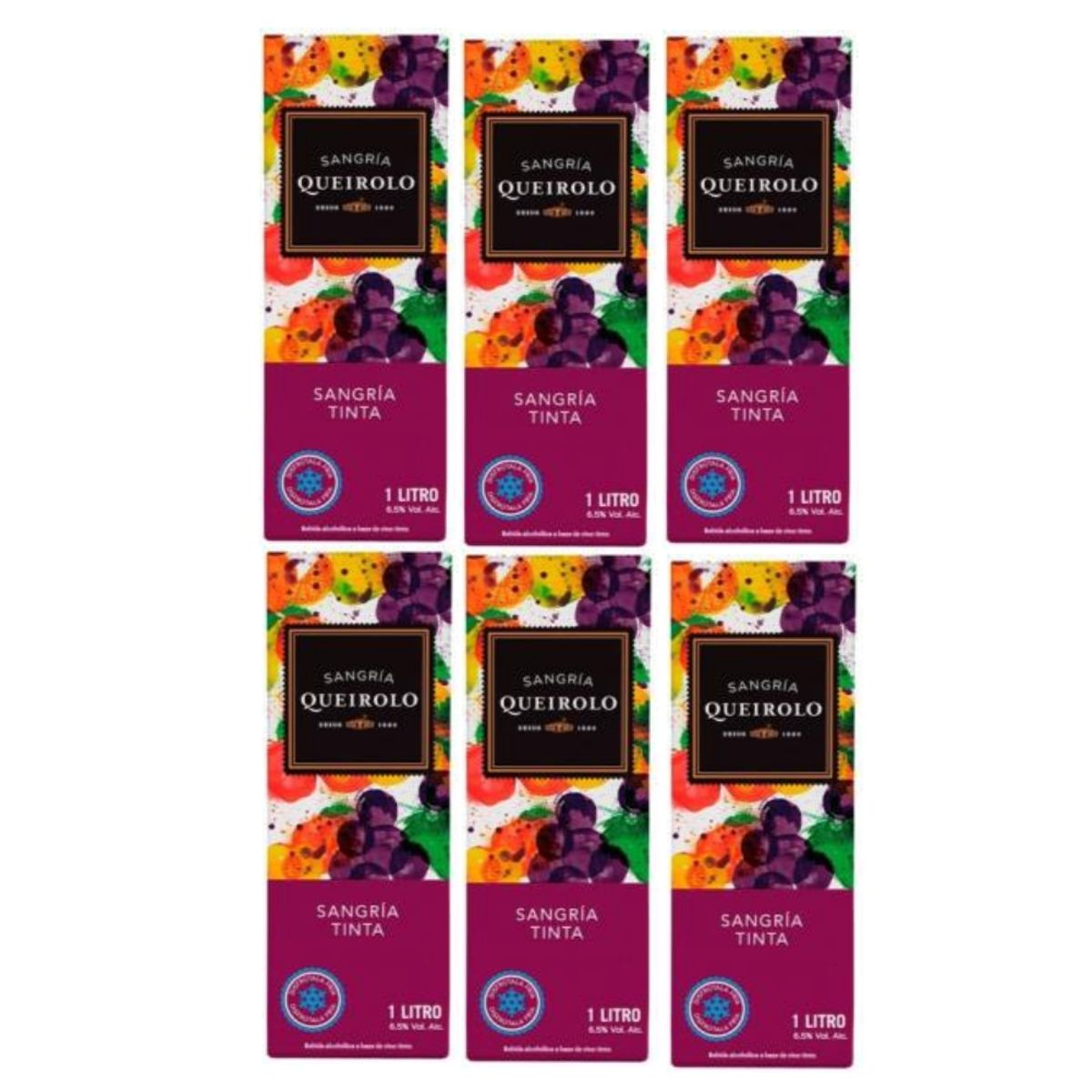 SANTIAGO - Sangría Queirolo 1L - 6 UND